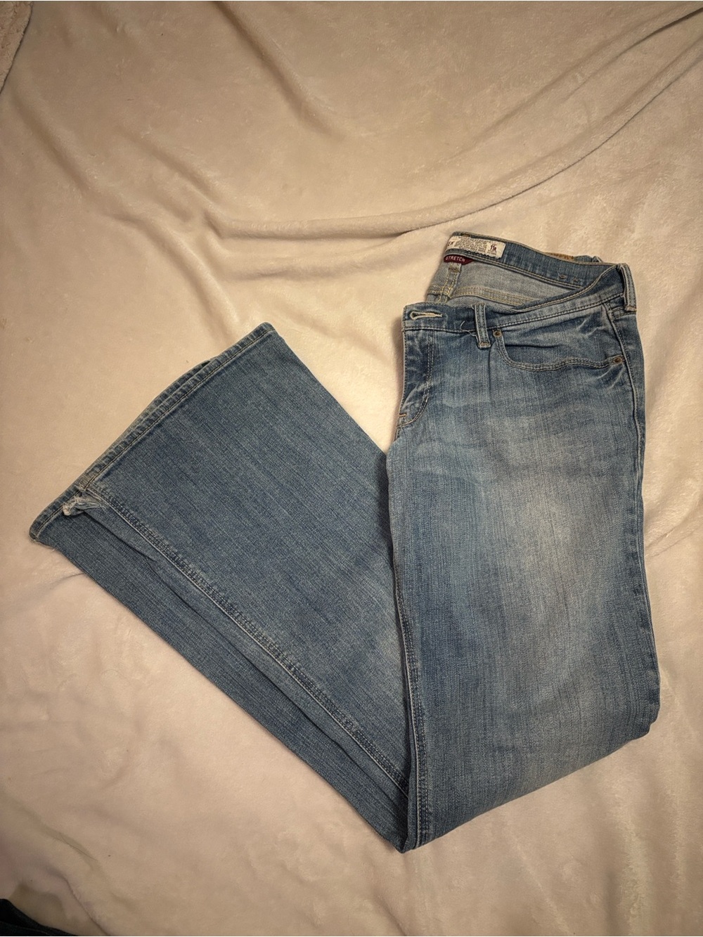 Hollister Medium Light Blue Flare Jeans
